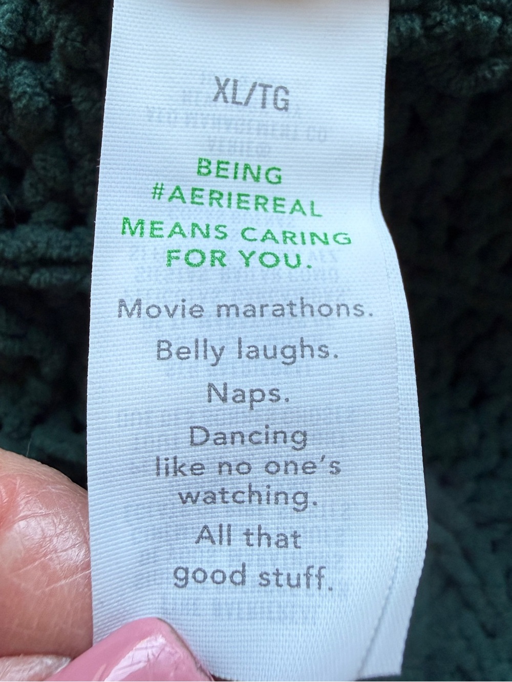 Aerie Cable Car Quarter Zip Sweater Forest Green Chunky Knit Oversized XL - Picture 7 of 11